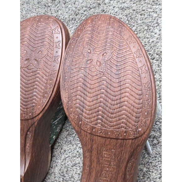 Alegría Sierra Green Acres Sandal Size 40 US 9.5 Clogs Straps Floral Boho - Picture 8 of 10